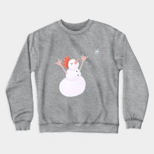 Cheery Snowman Celebration Crewneck Sweatshirt